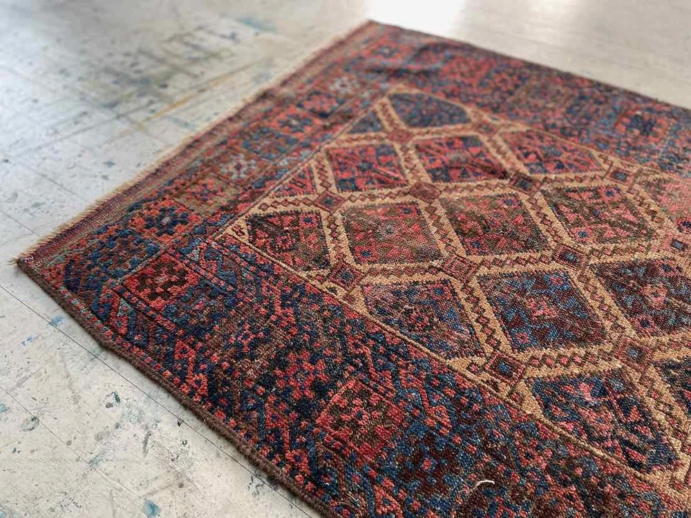 Antique Baluch Rug, 3x5 — Weft & Wool